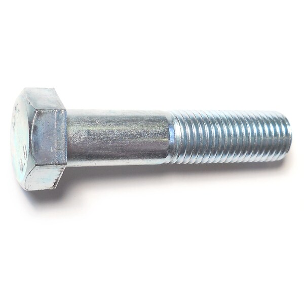 Midwest Fastener Class 8.8, M20-2.50 Hex Head Cap Screw, Zinc Plated Steel, 90 mm L, 5 PK 53535 - main